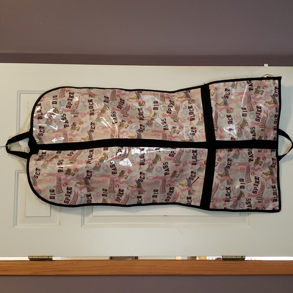 Garment bag volleyball design